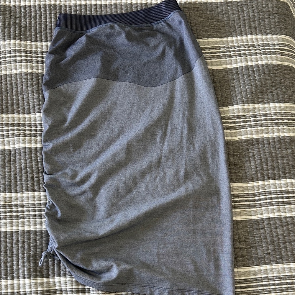 Elegant and Sporty Blue Women's Skirt